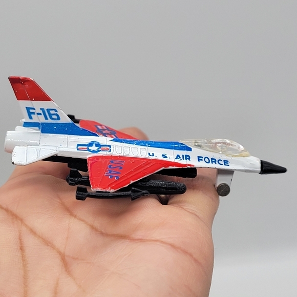 VTG Lot of 3 Jet Toy, General Dynamics F-16 Tomcat F-14 / A 152 EF-111 DieCast - Picture 6 of 10